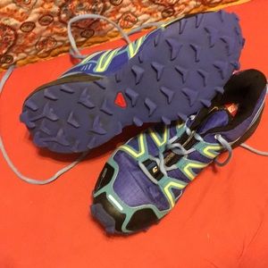 Salomon Speedcross 3 Blue size 7 used